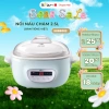 Nồi nấu cháo chậm Bear SUBE003 2.5L 380W - chưng yến, hầm, kèm lồng hấp, Chính Hãng, BH 18 tháng, giá ưu đãi 1.477.000₫