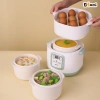 Nồi Nấu Cháo Chậm Beemi JSH 1L Cách Thủy An Toàn - Đa Chức Năng, Thố Sứ, Giá 369.000đ 2