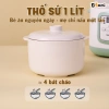 Nồi Nấu Cháo Chậm Beemi JSH 1L Cách Thủy An Toàn - Đa Chức Năng, Thố Sứ, Giá 369.000đ 5
