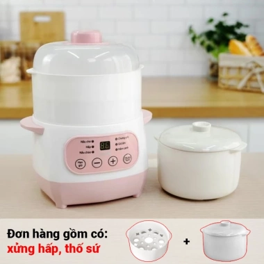 Nồi Nấu Cháo Chậm Đa Năng Beemi – Cách Thủy, Chưng Yến, Hầm Canh, Tiện Lợi cho Bé Ăn Dặm, 385.000 VND 10 Nồi Nấu Cháo Chậm Đa Năng Beemi – Cách Thủy, Chưng Yến, Hầm Canh, Tiện Lợi cho Bé Ăn Dặm, 385.000 VND 10