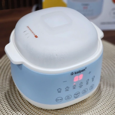 Nồi Nấu Cháo Chậm Kalpen SK2 1L Giữ Ấm, Chưng Yến, Nấu Chè + Xửng Hấp - Giá 670k 9 Nồi Nấu Cháo Chậm Kalpen SK2 1L Giữ Ấm, Chưng Yến, Nấu Chè + Xửng Hấp - Giá 670k 9