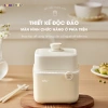 Nồi nấu cháo chậm mini 0.8L Bear SB-NNC08 200W Đa năng chưng yến, hầm, ninh kèm lồng hấp, BH 18 tháng - Giá chỉ 515.000₫