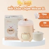 Nồi Nấu Cháo Chậm Misan 1L - Ninh Hầm, Chưng Yến, Bé Ăn Dặm, Bảo Hành 24 Tháng, Tặng Sổ Tay