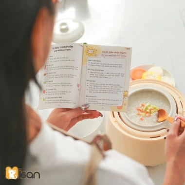 Nồi Nấu Cháo Chậm Misan 1L - Ninh Hầm, Chưng Yến, Bé Ăn Dặm, Bảo Hành 24 Tháng, Tặng Sổ Tay 6