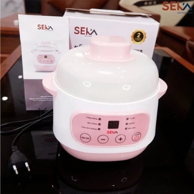 Nồi Nấu Cháo Chậm SEKA Cho Bé Ăn Dặm - Nồi Hấp Cách Thuỷ Cao Cấp, Giá 299k 10