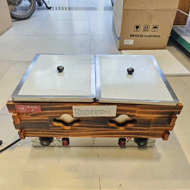 Nồi nấu lẩu xiên que Bếp Oden Lẩu Ly Đôi 18 ngăn 1.300W+1.300W - BH 12 Tháng, Giá ưu đãi 1,990,000₫ 3