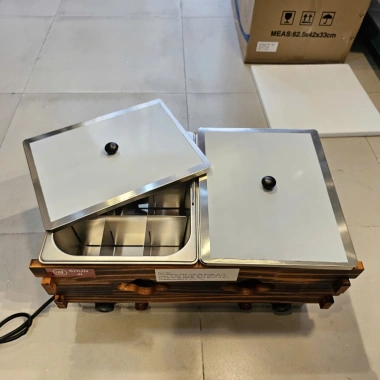 Nồi nấu lẩu xiên que Bếp Oden Lẩu Ly Đôi 18 ngăn 1.300W+1.300W - BH 12 Tháng, Giá ưu đãi 1,990,000₫ 4