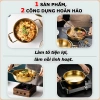 Nồi Nấu Mì Cay INOX mạ vàng, chảo đáy sâu chống dính, dùng cho lẩu xào nướng, bếp gas - giá chỉ 83.895₫ 4