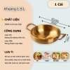 Nồi Nấu Mì Cay INOX mạ vàng, chảo đáy sâu chống dính, dùng cho lẩu xào nướng, bếp gas - giá chỉ 83.895₫ 10