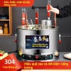Nồi nấu mì đa năng inox công suất cao - Nấu cháo, bánh bao, canh heo kho, canh cay, bột mì, giá ưu đãi 2,85 triệu 2