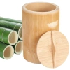 Nồi nấu tre DÀIQIYING – Xô cơm hấp tre tái sử dụng, Handmade thân thiện môi trường, có nắp và hộp đựng gạo, giảm giá 209.000₫ 5
