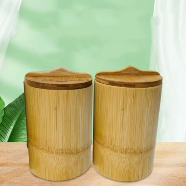 Nồi nấu tre DÀIQIYING – Xô cơm hấp tre tái sử dụng, Handmade thân thiện môi trường, có nắp và hộp đựng gạo, giảm giá 209.000₫ 7