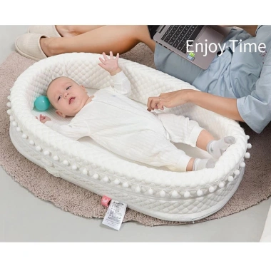 Nôi ngủ chung CASA BEAN chống giật mình, đệm thoáng mát, nôi di động – 660.000₫ 7