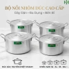 Nồi nhôm đúc dày, đa size 32-38cm - Giá gốc 366.860, giảm còn 282.200 VNĐ