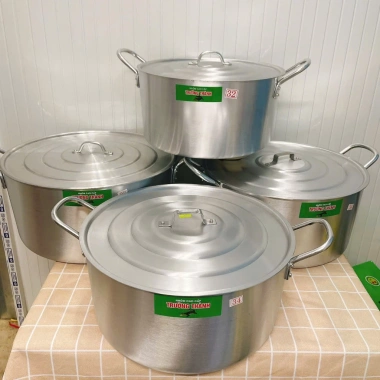 Nồi nhôm đúc dày, đa size 32-38cm - Giá gốc 366.860, giảm còn 282.200 VNĐ