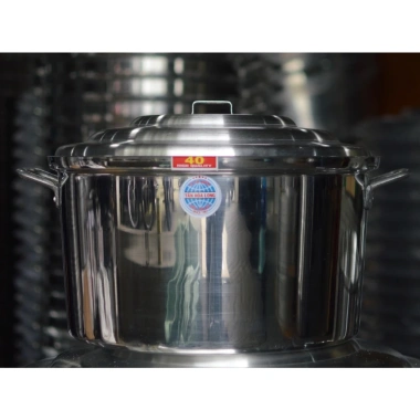 Nồi Nhôm To 32 9L Tân Hòa Long, Nắp Mô và Hụp, Đa Kích Thước, Nấu Ngon Mọi Món - 168k