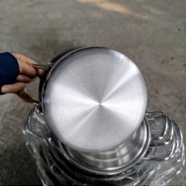 Nồi nhôm xoong tinh khiết loại 1 dày đẹp, chất lượng cao 16-30cm - Giá chỉ 89.900 VND