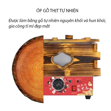 Nồi nhúng lẩu Oden đôi 18 ngăn, bếp xiên que Tokbokki kiểu Nhật – Giá 1.45 triệu