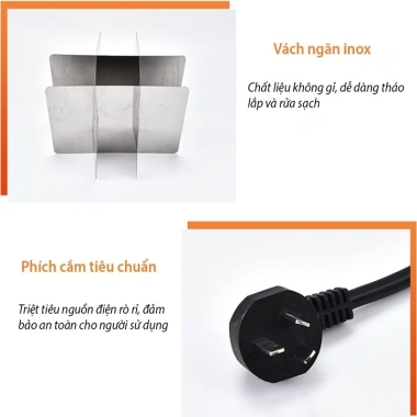 Nồi nhúng lẩu Oden đôi 18 ngăn, bếp xiên que Tokbokki kiểu Nhật – Giá 1.45 triệu 9 Nồi nhúng lẩu Oden đôi 18 ngăn, bếp xiên que Tokbokki kiểu Nhật – Giá 1.45 triệu 9