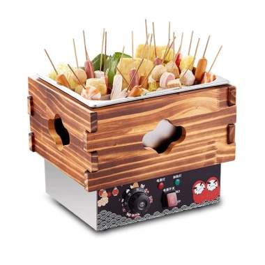 Nồi nhúng lẩu Oden đôi 18 ngăn, bếp xiên que Tokbokki kiểu Nhật – Giá 1.45 triệu