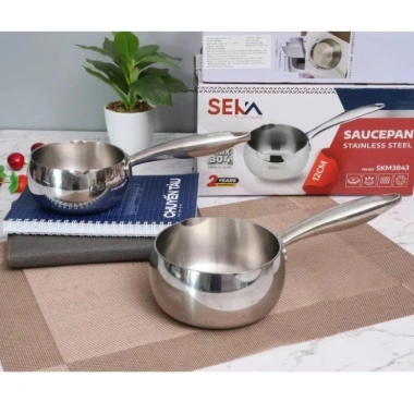 Nồi Quánh Inox Seka 10-18cm Nguyên Khối - Nhỏ Gọn, Đa Năng Nấu Cháo, Quấy Bột, Sốt - Giá Ưu Đãi 238.000 7