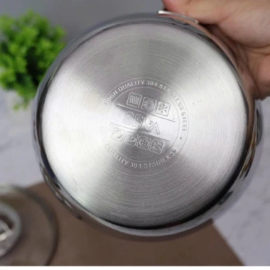 Nồi Quánh Inox Seka 10-18cm Nguyên Khối - Nhỏ Gọn, Đa Năng Nấu Cháo, Quấy Bột, Sốt - Giá Ưu Đãi 238.000 9
