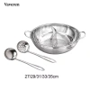 Nồi Shabu Shabu Vaveren Chia Lẩu Đôi Hương Vị - Dễ Vệ Sinh, Bộ Chia, Dùng cho Ký Túc Xá, Nhà Hàng, Tiệc Gia Đình 4