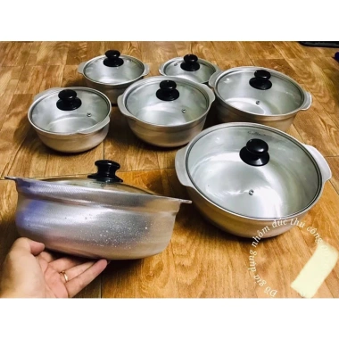 Nồi thố gang doa bóng 15-27cm - Kho thịt cá, nấu lẩu, giảm giá 22% chỉ 145.000₫
