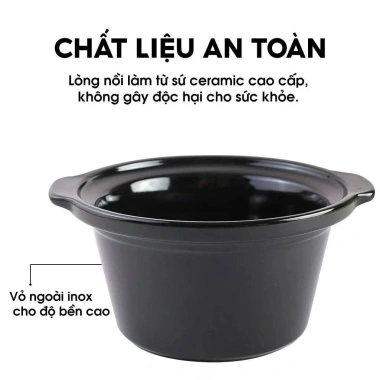 Nồi tiềm Engler EL9.116 2.5L 160W gốm sứ cao cấp - Ninh hầm, nấu cháo, kho thịt cá, giảm giá 550.000₫