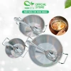 Nối Trộn Cơm và Ngũ Cốc - Nồi Nấu Ăn Mini Inox Phong Cách Hàn Quốc, Giá chỉ 43.500₫ TUIDO SHOP