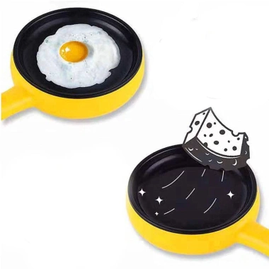 Nồi Trứng Điện Linhu Mini 3 trong 1: Omelette, Chiên Bít Tết, Pancake - Chống Dính, Hấp Thực Phẩm, Giá 185k