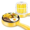 Nồi Trứng Điện Linhu Mini 3 trong 1: Omelette, Chiên Bít Tết, Pancake - Chống Dính, Hấp Thực Phẩm, Giá 185k 7