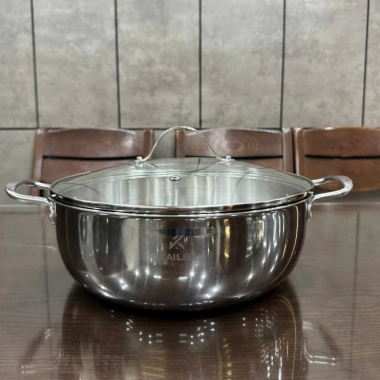 Nồi và Chảo Lẩu Inox 304 Liền Khối Đa Năng Kailer 26/28cm - Giá Ưu Đãi 630k 2