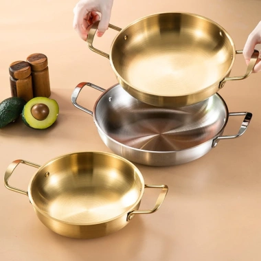 Nồi Vàng Chảo Mini Inox 20cm - Chống Dính, Nấu Lẩu, Mì Cay, Xào Nướng, Dùng cho Bếp Gas, Điện, Từ - Giá 26.000₫ 7 Nồi Vàng Chảo Mini Inox 20cm - Chống Dính, Nấu Lẩu, Mì Cay, Xào Nướng, Dùng cho Bếp Gas, Điện, Từ - Giá 26.000₫ 7