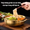 Nồi Vàng Inox MINI - Nấu Mì Cay, Lẩu, Soup, Thép Không Gỉ Phong Cách Hàn Quốc 2