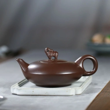 Nồi Voi Cát Tím Yixing - ấm trà may mắn, quà tặng, bộ ấm trà thay thế, 127.500₫ - bán buôn 10