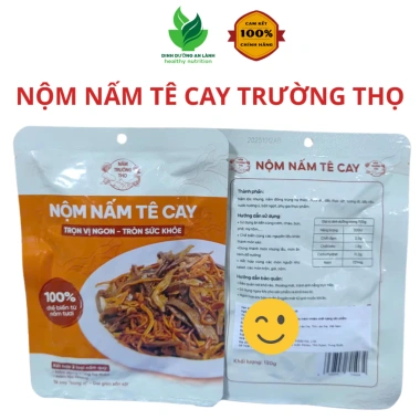 Nộm Nấm Tê Cay Ăn Liền Trường Thọ 120g Nấm Lộc Nhung Đông Trùng Hạ Thảo Giòn Dai Bổ Dưỡng 83.500₫