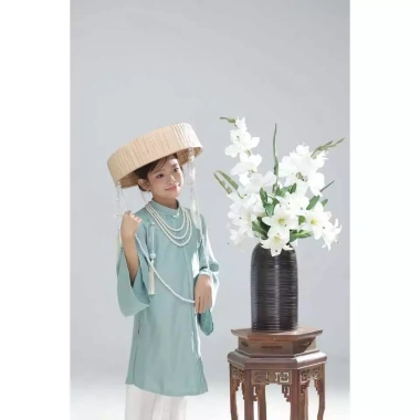 Nón ba tầm chụp ảnh cổ phục, nón thúng, nón quai thao kèm quai vải - Giá ưu đãi 300.000đ (giảm từ 387.000đ) 10