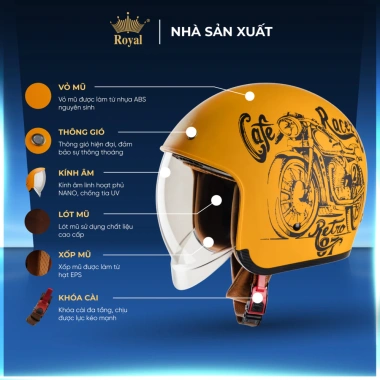 Nón Bảo Hiểm 3/4 M139 Design Kính Âm Chính Hãng - Bảo Hành 12 Tháng, 569.000₫ 7 Nón Bảo Hiểm 3/4 M139 Design Kính Âm Chính Hãng - Bảo Hành 12 Tháng, 569.000₫ 7