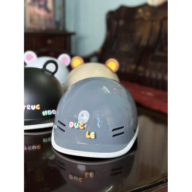 Nón bảo hiểm cá heo 10 lỗ cao cấp – Thiết kế trẻ trung cá tính cho người lớn, chỉ 69.680₫