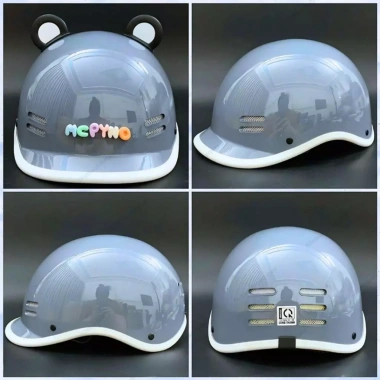 Nón bảo hiểm cá heo full size cho cả gia đình, màu trơn, phụ kiện, đạt chuẩn, bảo hành 12 tháng, 160.000 VND 8