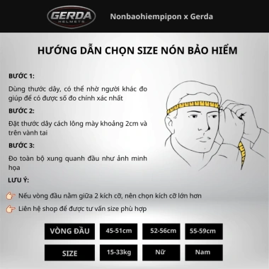 Nón bảo hiểm cá heo Gerda, sơn chống bám dính, bảo hành 12 tháng, giá 175.000₫ 9 Nón bảo hiểm cá heo Gerda, sơn chống bám dính, bảo hành 12 tháng, giá 175.000₫ 9