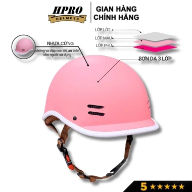 Nón bảo hiểm cá heo LOTA lỗ thông gió Freesize 55‑58cm, đa màu, giá 146.000₫ 5