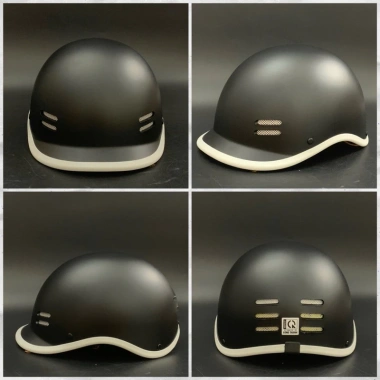 Nón bảo hiểm Cá Heo nam nữ cao cấp – tặng tai gấu, charm tên cute, an toàn 5
