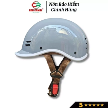 Nón bảo hiểm nửa đầu cá heo CAMRY HELMETS an toàn thời trang, đa màu, free size 55‑58cm - Giá chỉ 151.999 VND