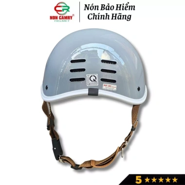 Nón bảo hiểm nửa đầu cá heo CAMRY HELMETS an toàn thời trang, đa màu, free size 55‑58cm - Giá chỉ 151.999 VND 8 Nón bảo hiểm nửa đầu cá heo CAMRY HELMETS an toàn thời trang, đa màu, free size 55‑58cm - Giá chỉ 151.999 VND 8