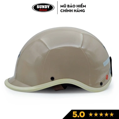 Nón bảo hiểm nửa đầu cá heo HP6 SUNDY – Thời trang, đa màu, Freesize 55‑59cm