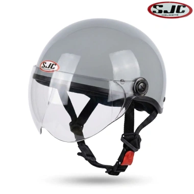 Nón bảo hiểm nửa đầu có kính BKTec SJC vòng đầu 56‑59cm – chính hãng, chỉ 129k