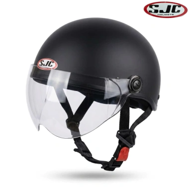 Nón bảo hiểm nửa đầu có kính BKTec SJC vòng đầu 56‑59cm – chính hãng, chỉ 129k