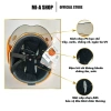 Nón bảo hiểm nửa đầu GRS A102K đa màu kèm kính chắn gió - giá chỉ 269.500 VND 6